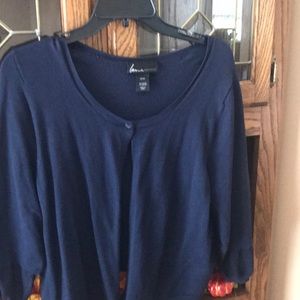 Lane Bryant Navy Knit Cardigan. Plus Size 3X 22/24